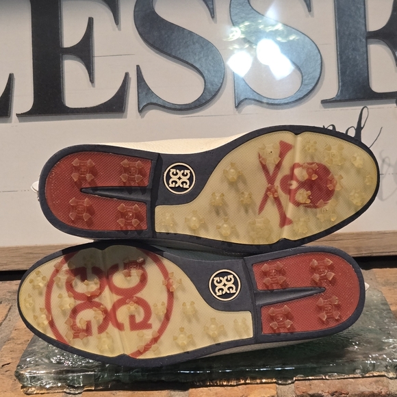 G/FORE Grosgrain Stud Cap Toe Gallivanter Spikeless Golf Shoes Wmn 8 - Picture 5 of 9